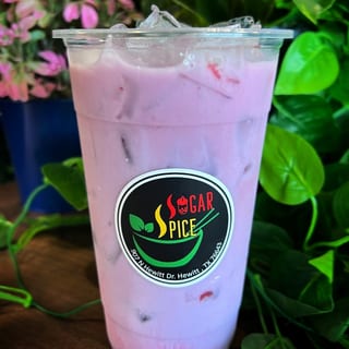 Strawberry Taro Milk
